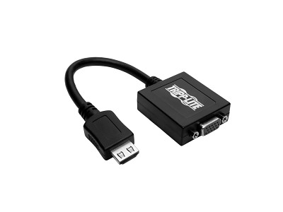 Tripp Lite P131-06N videokabel adapter 0,15 m HDMI VGA (D-Sub) Sort