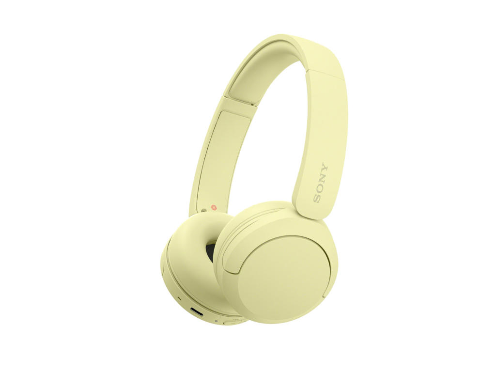 Sony WHCH520Y.CE7 hovedtelefoner/headset Trådløs Opkald/musik USB Type-C Bluetooth Gul