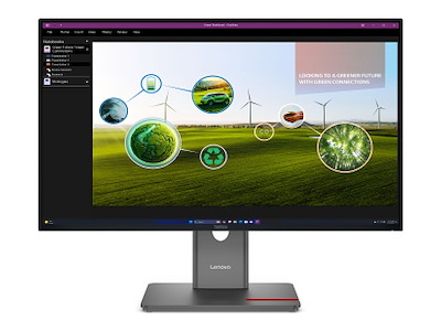 Lenovo ThinkVision P27Q-40 computerskærm 68,6 cm (27") 2560 x 1440 pixel Quad HD LED Sort