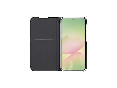 Samsung A57 Wallet Cover Black mobiltelefon etui