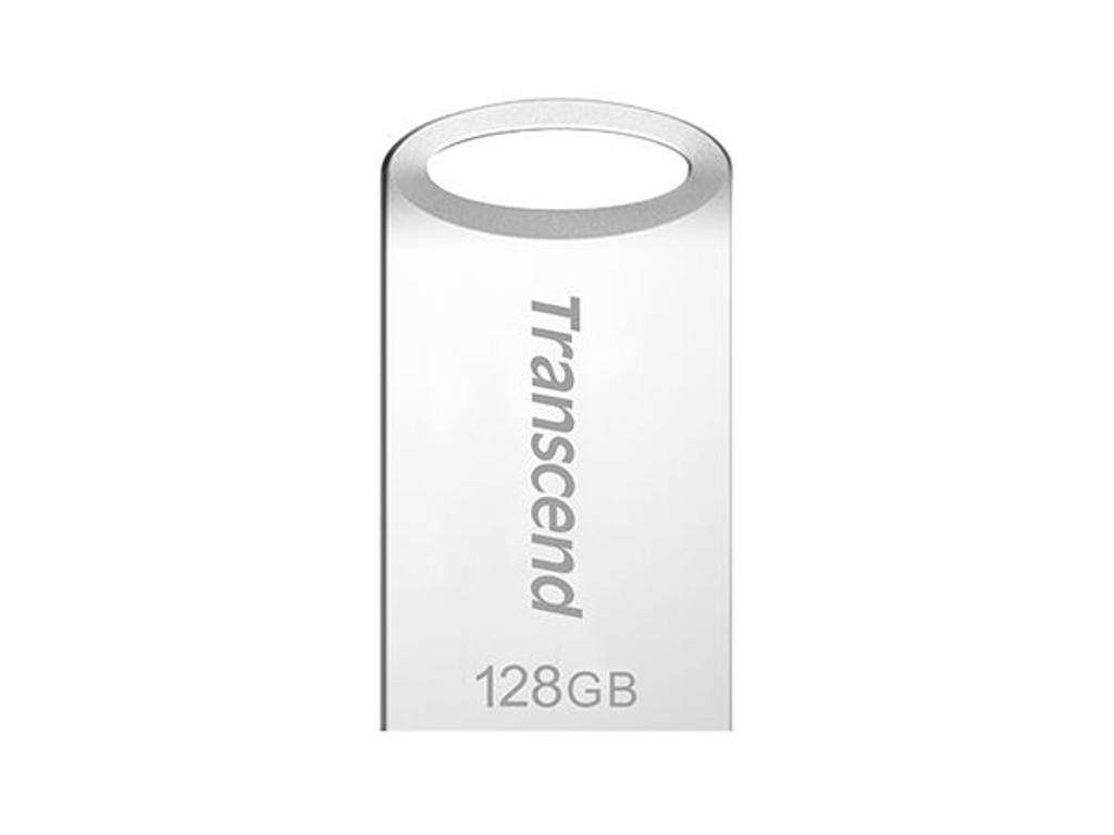 Transcend JetFlash 710 USB-nøgle 128 GB USB Type-A 3.2 Gen 1 (3.1 Gen 1) Sølv