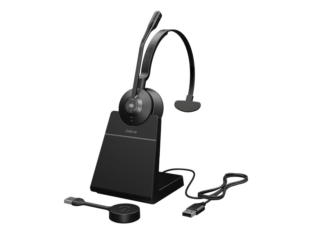 Jabra Engage 55 SE Headset Trådløs Kontor/Callcenter Sort