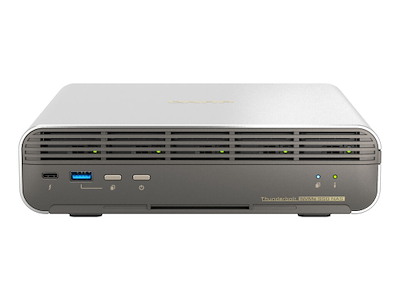 QNAP TBS-h574TX-i5UC-05S02 NAS Kompakt Intel® Core™ i5 i5-1235U 16 GB 19,2 TB SSD QNAP QTS Grå, Sort