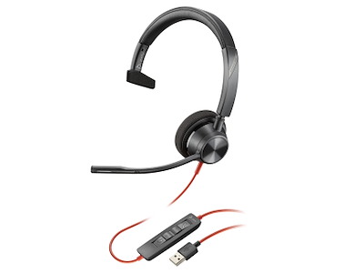 HP Poly Poly Blackwire 5210 Monaural USB-A Headset