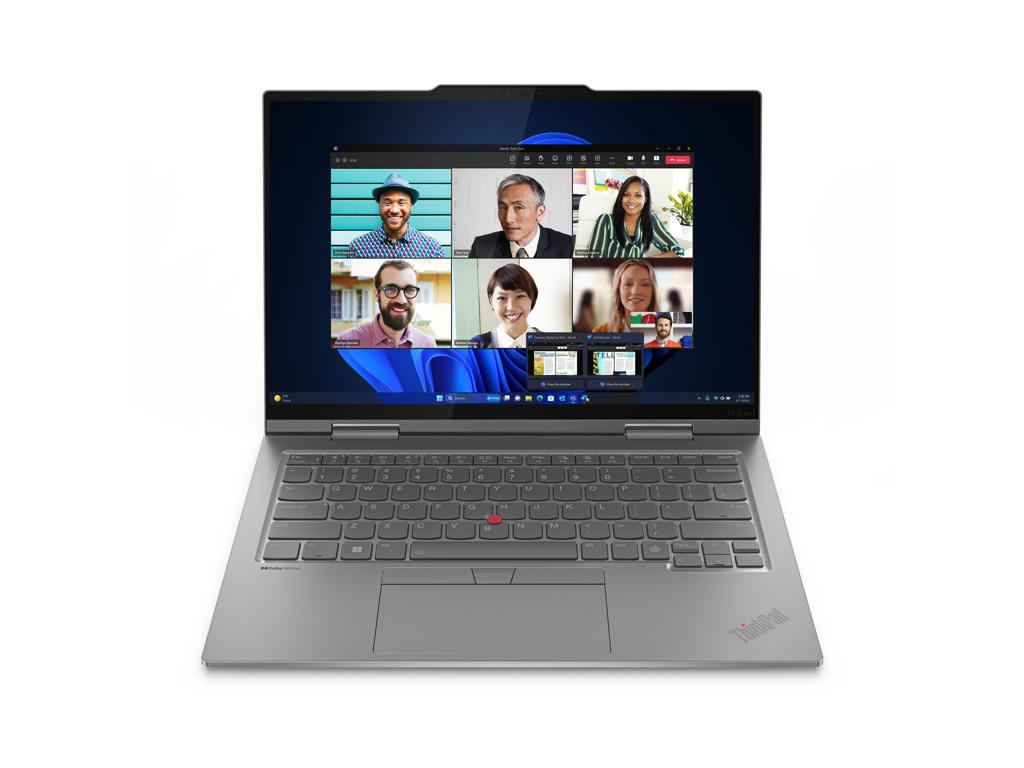 Lenovo ThinkPad X1 2-in-1 Gen 9 Intel Core Ultra 7 155U Hybrid (2-i-1) 35,6 cm (14") Berøringsskærm WUXGA 32 GB LPDDR5x-SDRAM 512 GB SSD Wi-Fi 6E (802.11ax) Windows 11 Pro Nordisk Grå