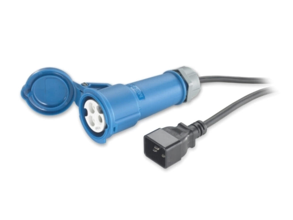 APC EPDU POWER CORD IEC309 16A TO Sort 0,5 m C20 forbinder