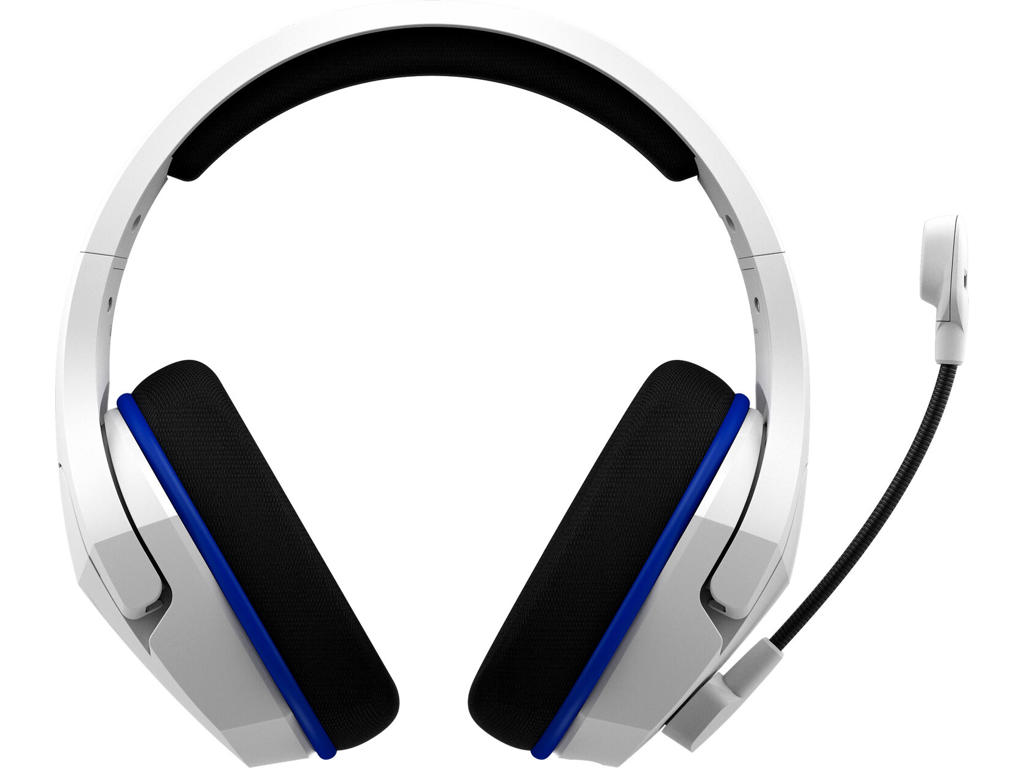 HyperX Cloud Stinger Core - Wireless Gaming Headset (White-Blue) - PS5-PS4