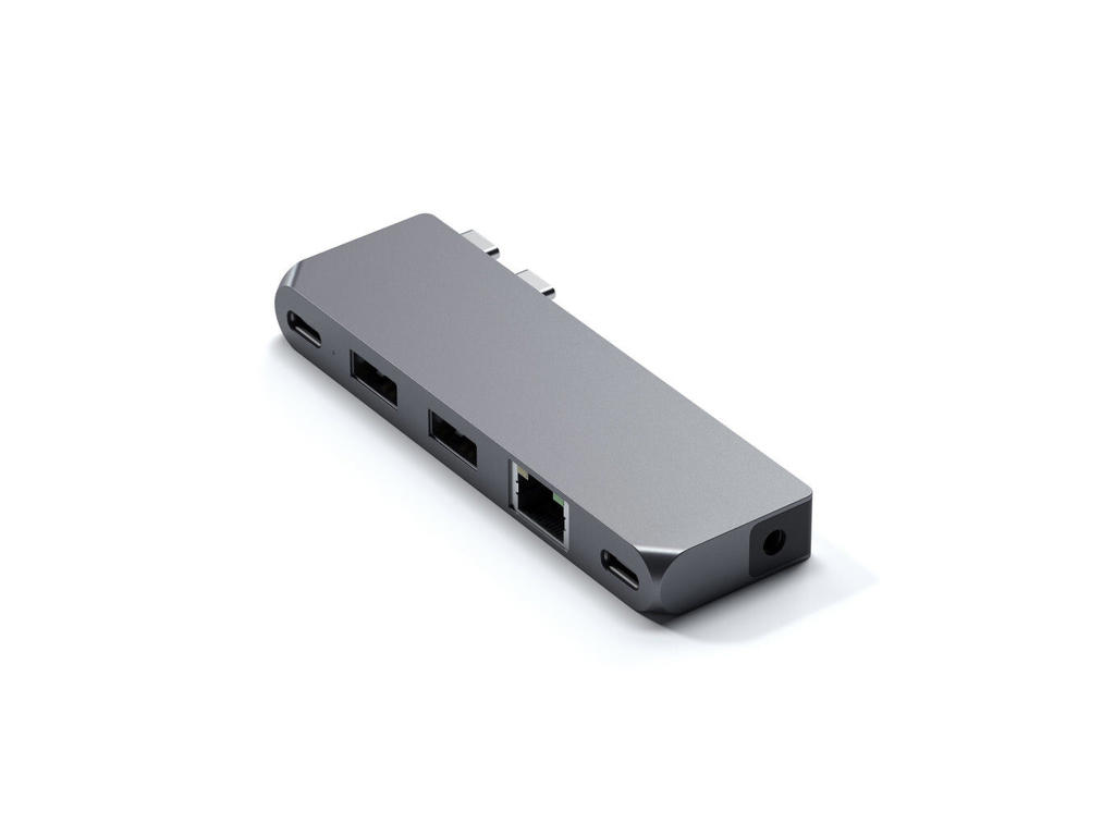 Satechi Pro Hub Mini Docking USB 3.2 Gen 1 (3.1 Gen 1) Type-C Grå