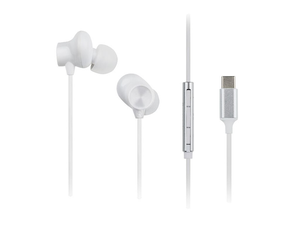 Panasonic RP-TCM225DEW hovedtelefoner/headset Ledningsført I ørerne Opkald/musik USB Type-C Hvid