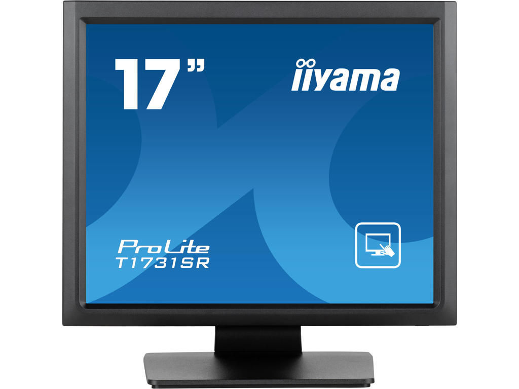 iiyama ProLite T1731SR-B1S computerskærm 43,2 cm (17") 1280 x 1024 pixel SXGA LCD Berøringsskærm Sort