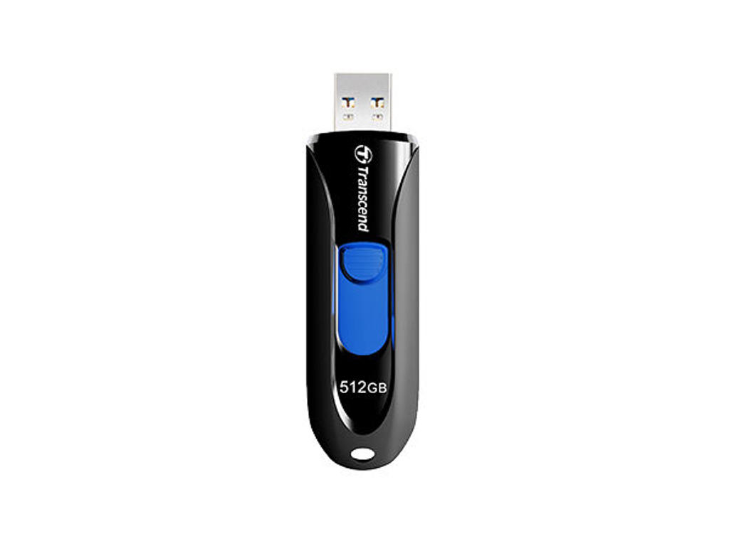 Transcend JetFlash 790 USB-nøgle 512 GB USB Type-A 3.2 Gen 1 (3.1 Gen 1) Sort, Hvid