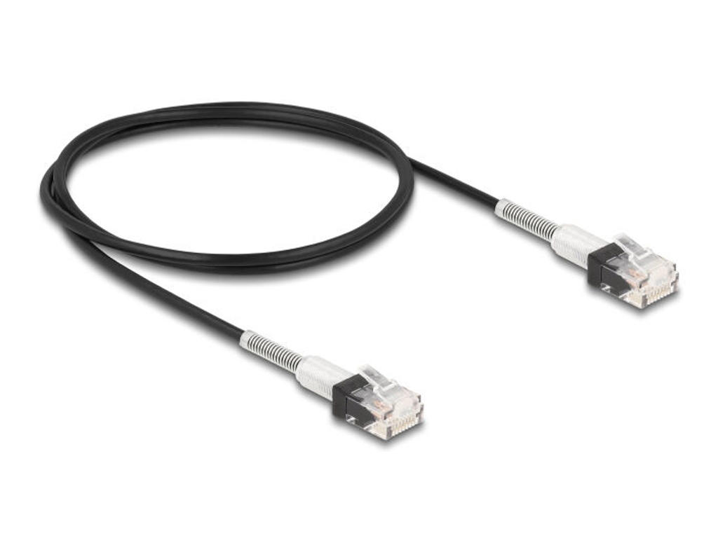 DeLOCK 80389 netværkskabel Sort 1 m Cat6a U/UTP (UTP)