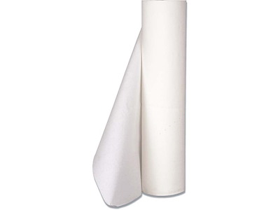 Lejepapir, 2-lags, 50mx50cm, Ø13cm, Hvid, Perforeret, Abena