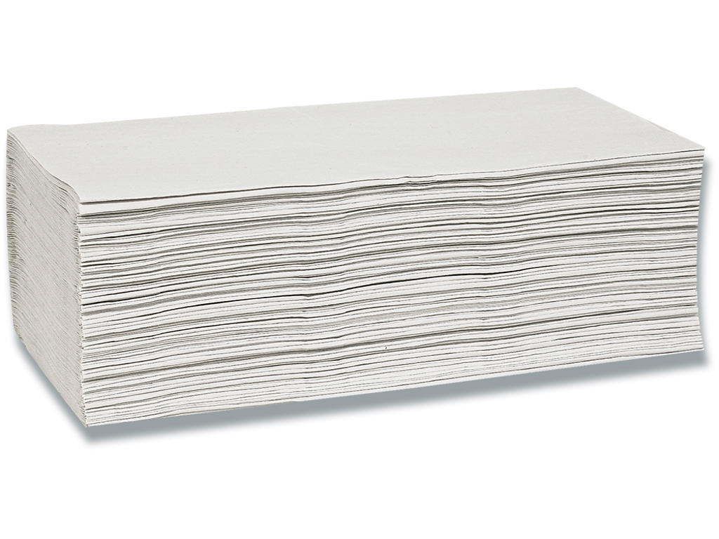 Håndklædeark, 1 lag, V-fold, 5000 ark, Abena 