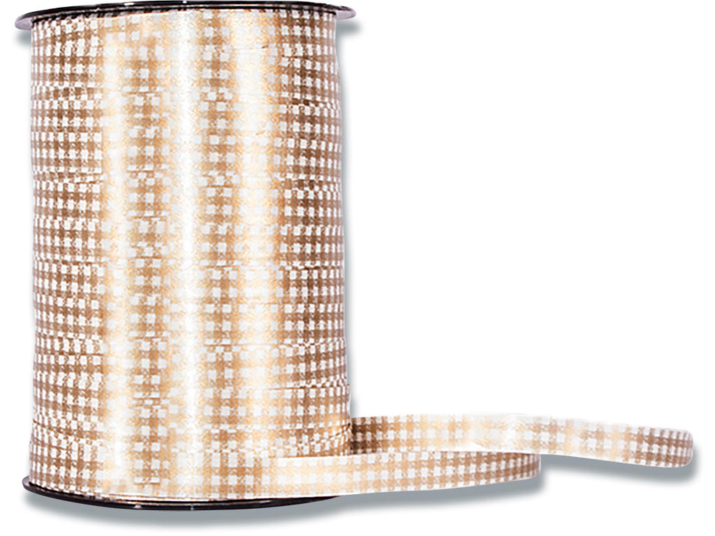 Gavebånd, PP, 10mm x 225m, SAND, Roliba Poly Glat Tern