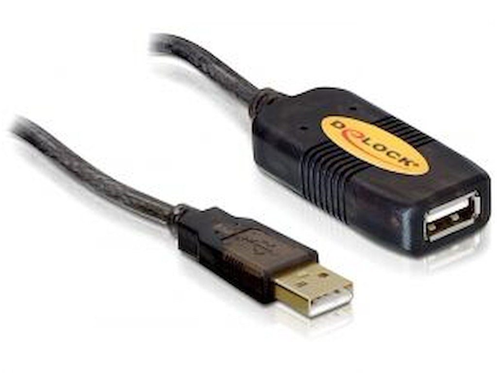DeLOCK 82446 USB-kabel USB 2.0 10 m USB A Sort