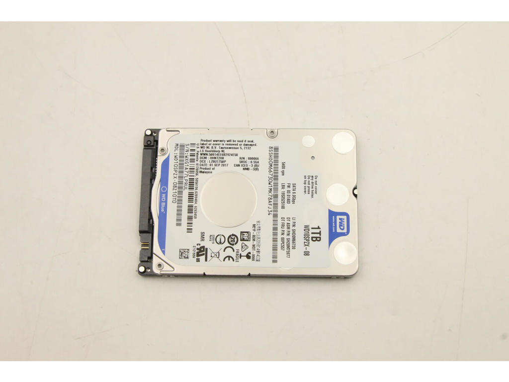 Lenovo 00PC557 harddisk 1 TB 5400 rpm 2.5" Serial ATA III