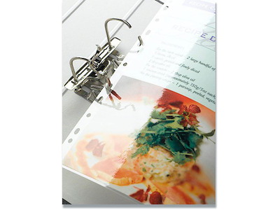 Lamineringslommer, 228x303 mm, 80 micron, 100 stk, Fellowes Filex 4 huller