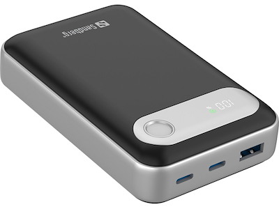 Sandberg 421-41 powerbank Lithium polymer (LiPo) 20000 mAh Sort, Sølv