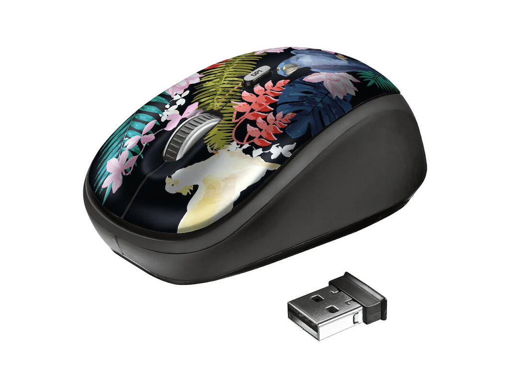 Trust Yvi mus Kontor Ambidextrous RF trådløst Optisk 1600 dpi