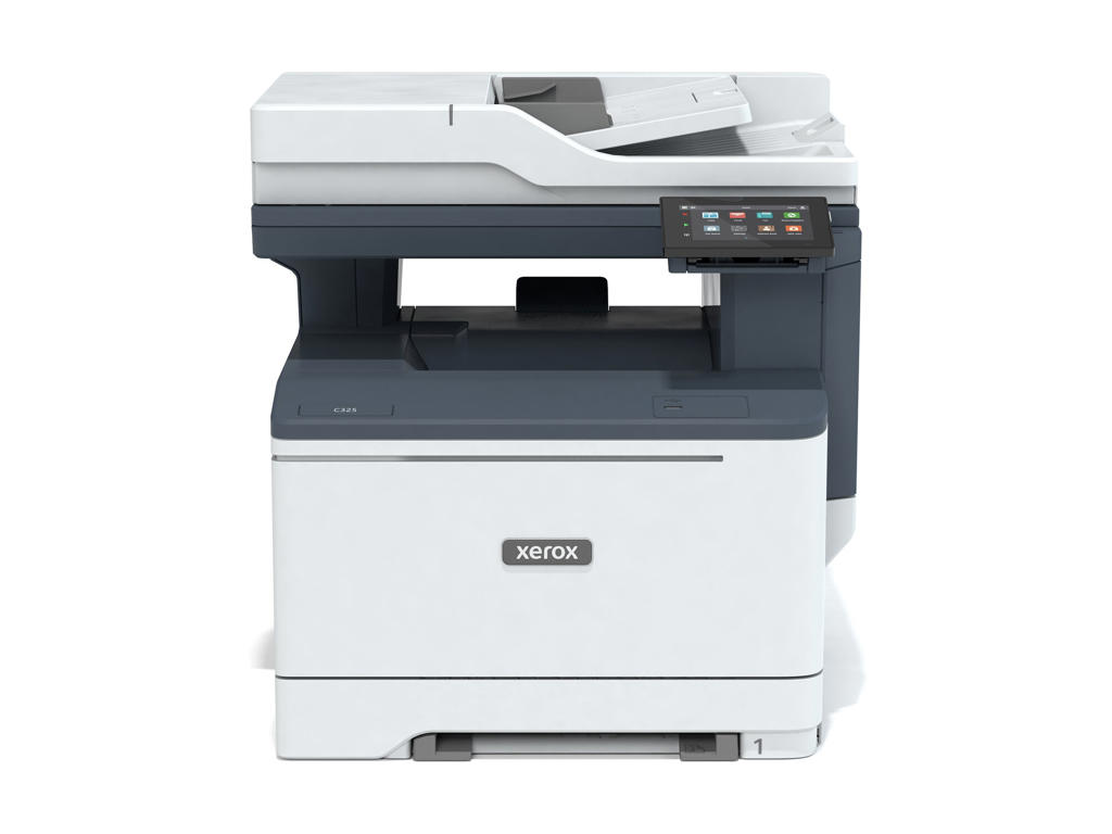 Xerox C325, A4, 33 ppm trådløs dupleks kopi/print/scan/fax PS3 PCL5e/6, 2 magasiner, i alt 251 ark