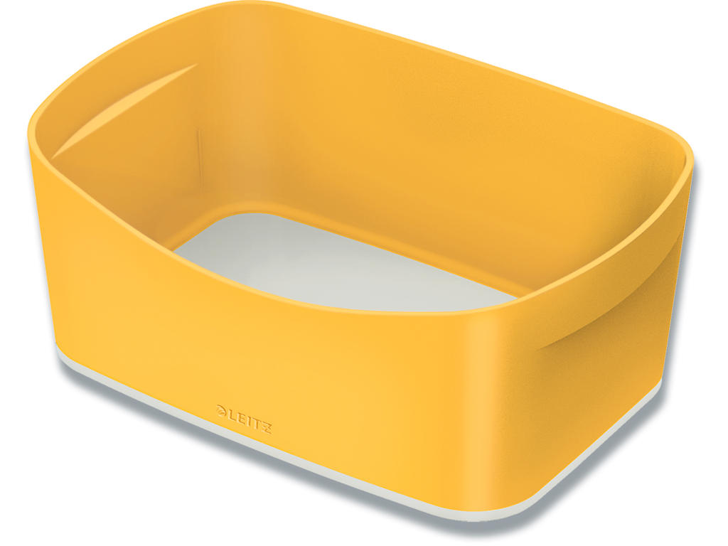 Opbevaringsbakke, A5, Varm gul, PS plast, Leitz MyBox Cosy 
