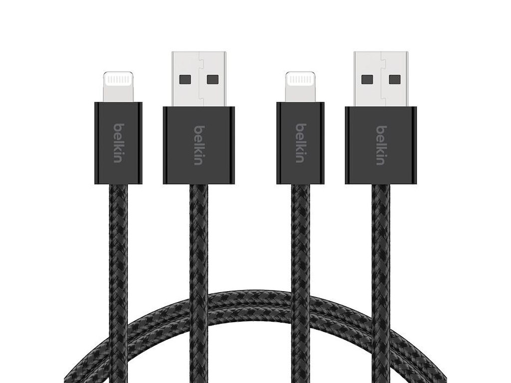 Belkin BoostCharge USB-kabel USB 2.0 USB C USB C/Lightning Sort