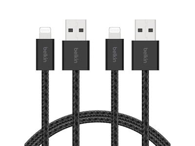Belkin BoostCharge USB-kabel USB 2.0 USB C USB C/Lightning Sort