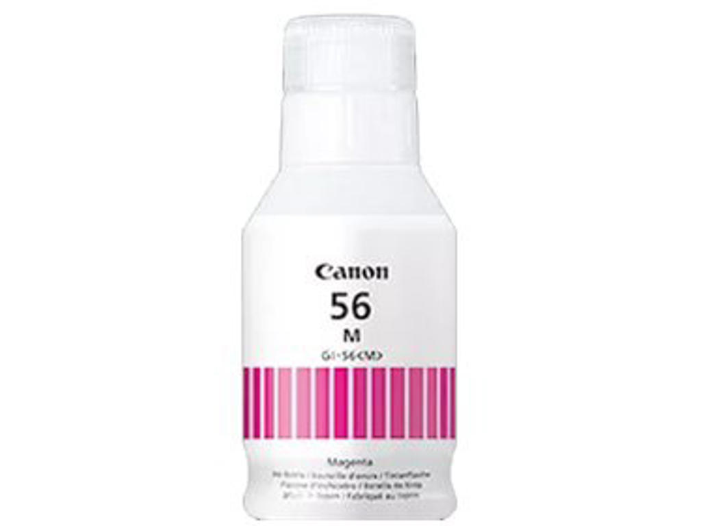 Blækpatron, 1 stk, 14.000 sider, Magenta-rød, Canon GI-56M