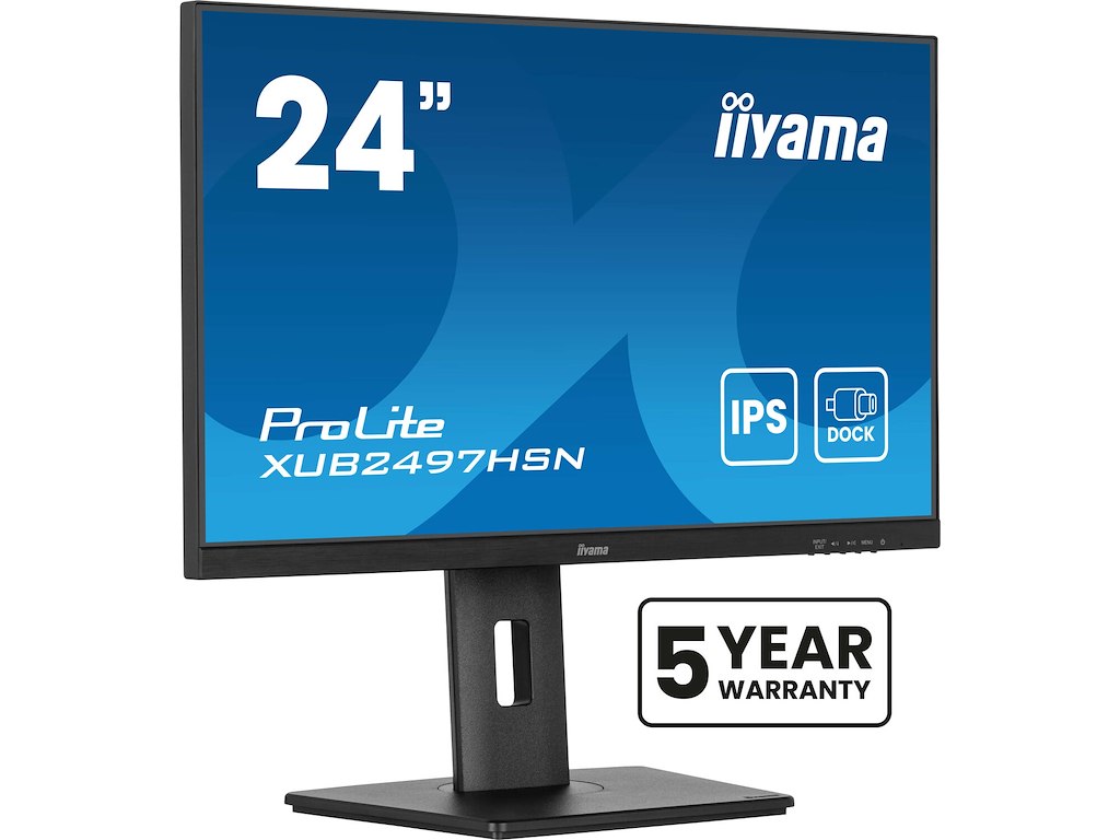 iiyama ProLite XUB2497HSN-B2 computerskærm 60,5 cm (23.8") 1920 x 1080 pixel Fuld HD LED Sort