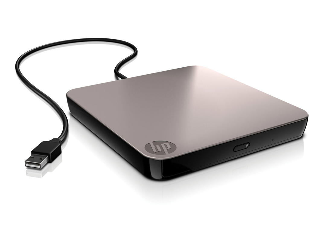 HP Mobile USB NLS DVD-RW Drive optisk diskdrev DVD±RW Sort