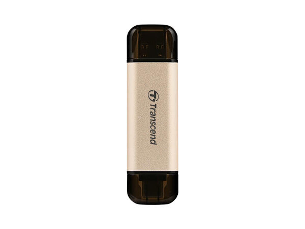 Transcend JetFlash 930C USB-nøgle 128 GB USB Type-A / USB Type-C 3.2 Gen 1 (3.1 Gen 1) Guld