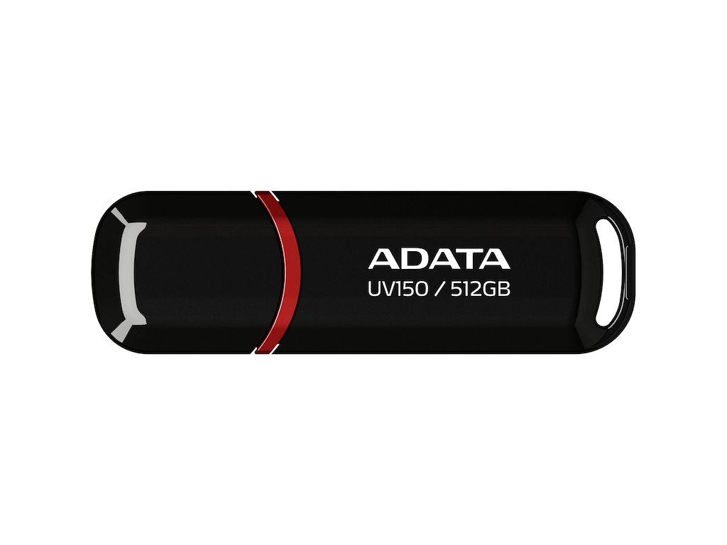 ADATA UV150 USB-nøgle 512 GB USB Type-A 3.2 Gen 1 (3.1 Gen 1) Sort, Rød