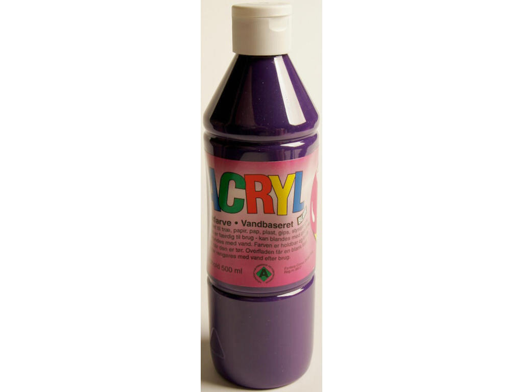 Akrylmaling, Lilla, 500 ml, Fantasy