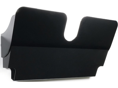 Brochureholder, 1 fag, A4, Tværformat, Sort, Magnetisk, Durable FLEXIPLUS 1