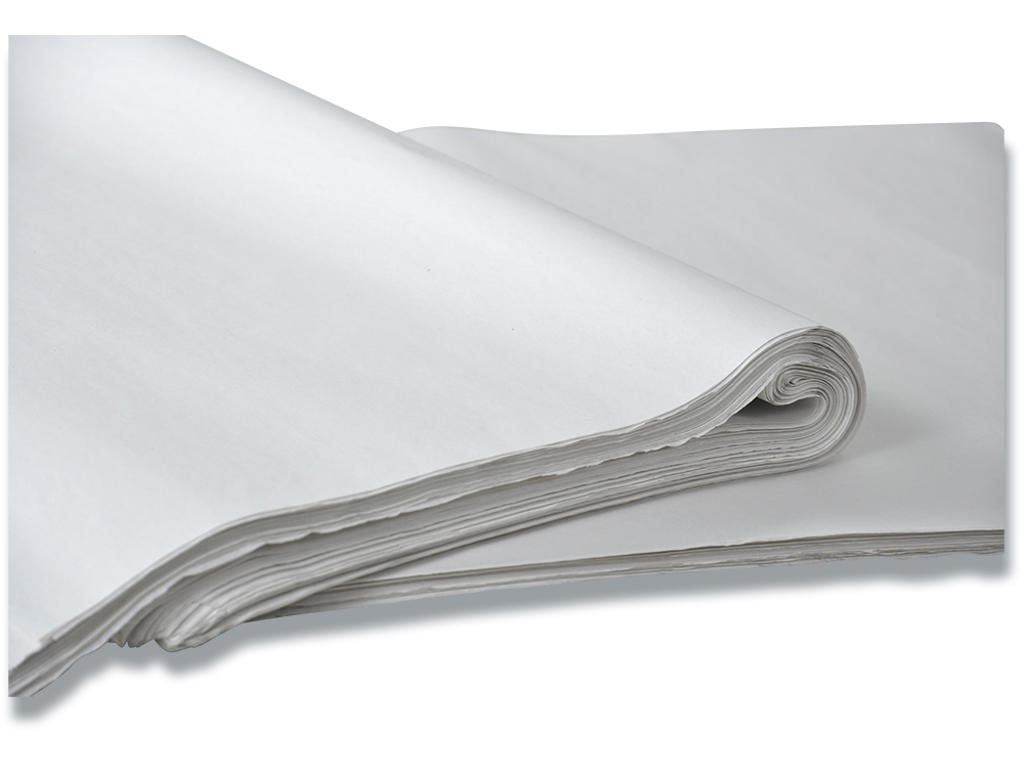 Silkepapir, 60x80 cm, Hvid, 480 ark