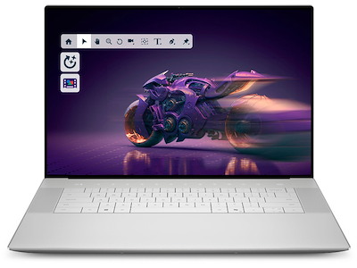 DELL 16 Premium DA16250 Intel Core Ultra 7 255HX Laptop 41,4 cm (16.3") Berøringsskærm 4K Ultra HD 32 GB LPDDR5x-SDRAM 1 TB SSD NVIDIA GeForce RTX 5060 Wi-Fi 7 (802.11be) Windows 11 Pro Nordisk Platin