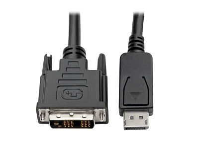 Tripp Lite P581-003 videokabel adapter 0,9 m DisplayPort DVI-D Sort