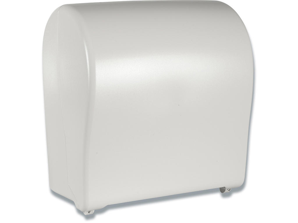 Håndklædedispenser, Til håndklæderuller, Manuel, Hvid, Abena Classic Recycled 
