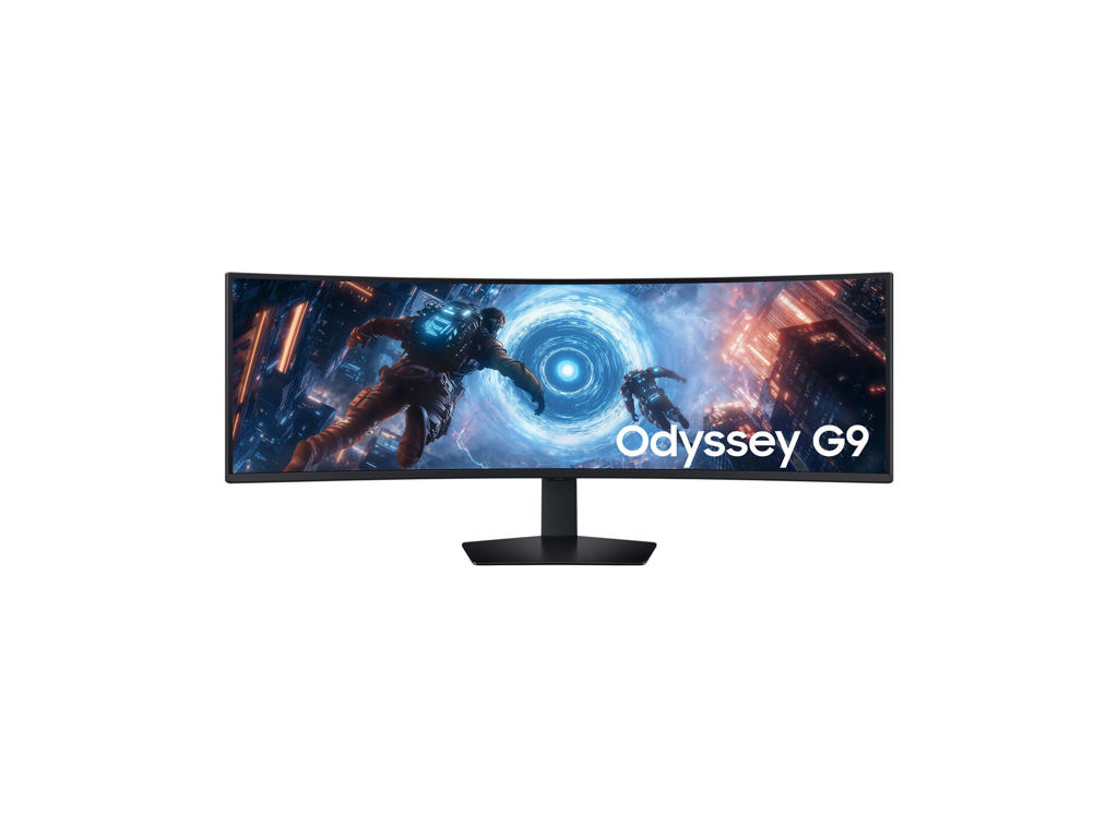 Samsung G91F computerskærm 124,5 cm (49") 5120 x 1440 pixel Dual QHD LCD Sort