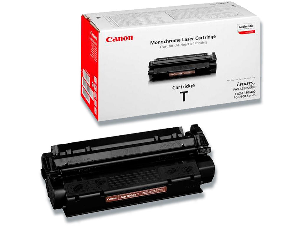 Toner, Type T, Black-sort, 3.500 sider, Canon 7833A002