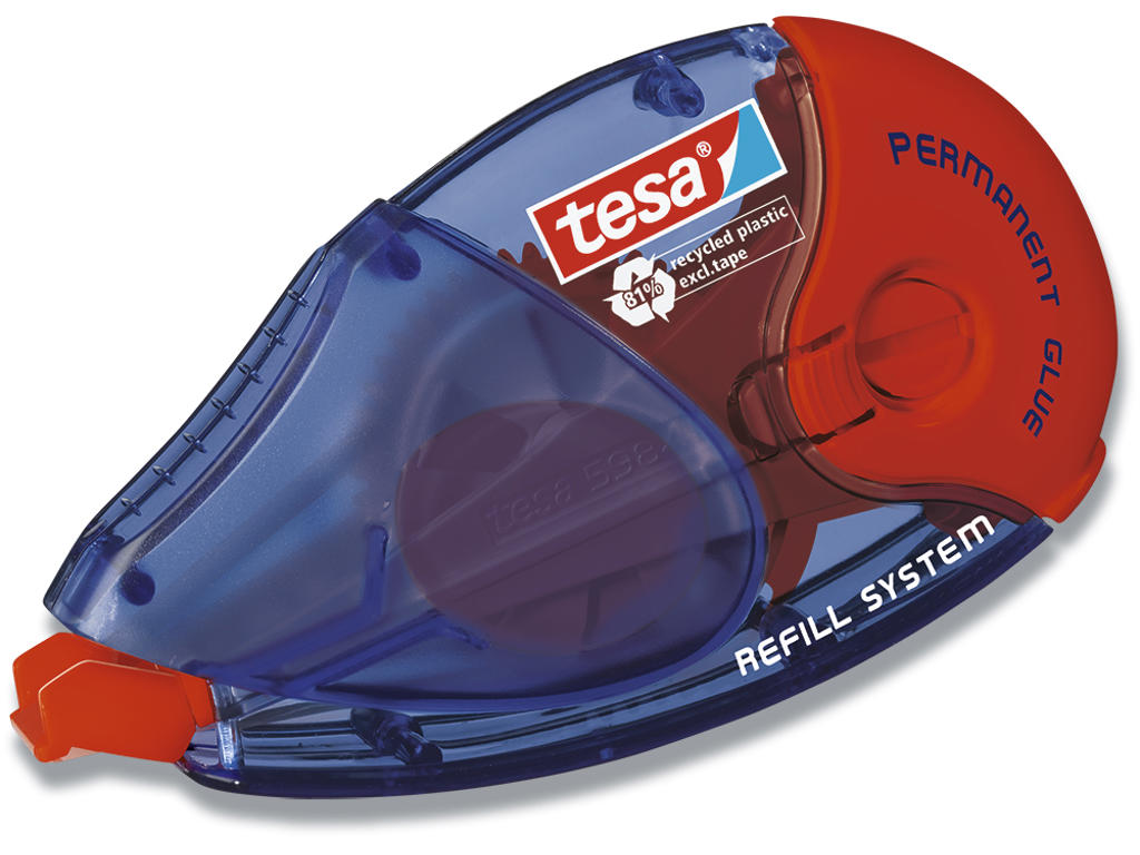 Limroller, Permanent, 14 m, 8.4 mm, Tesa Eco Roller 59100