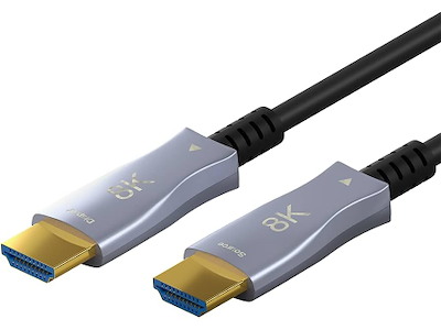 Goobay Optical Hybrid Ultra High Speed HDMI Cable with Ethernet (AOC) 10 m