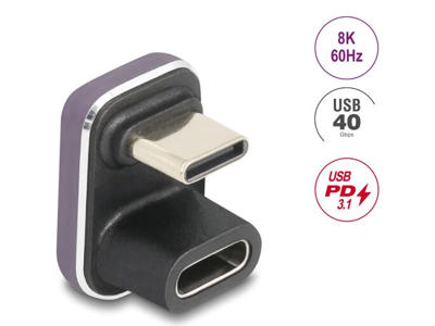DeLOCK 60737 kabel kønsskifter USB Type-C Violet