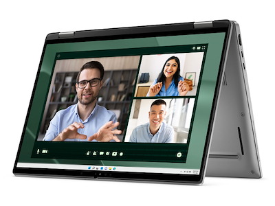 DELL Latitude 7450 2-in-1 Intel Core Ultra 7 165U Hybrid (2-i-1) 35,6 cm (14") Berøringsskærm Full HD+ 16 GB LPDDR5x-SDRAM 512 GB SSD Wi-Fi 7 (802.11be) Windows 11 Pro Nordisk Grå