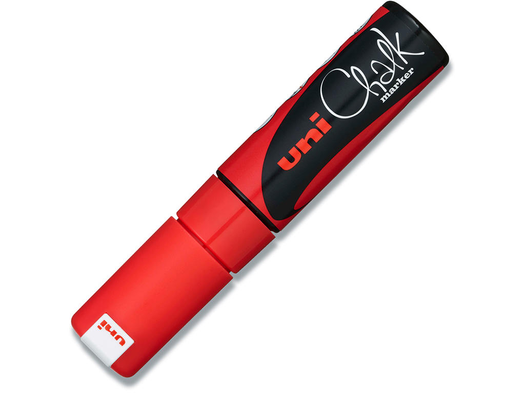 Kalk marker, 8 mm, Rød, 1 stk, uni Chalk PWE-8K