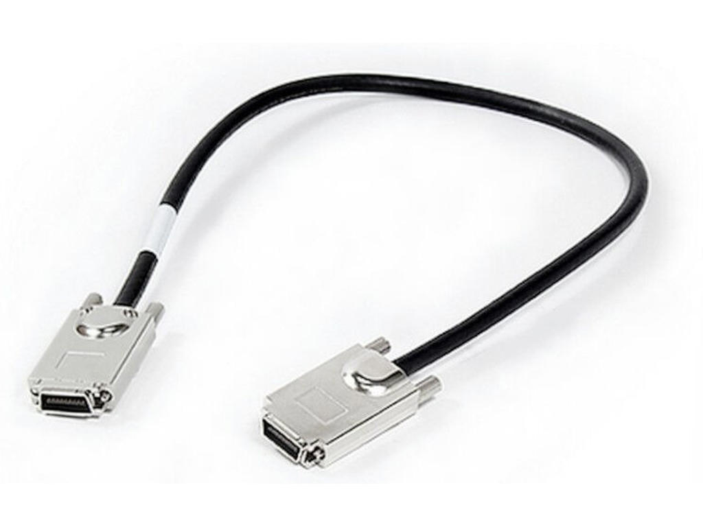 Synology Cable Infiniband InfiniBand og fiberoptisk kabel 0,63 m SATAx4 Sort, Børstet stål