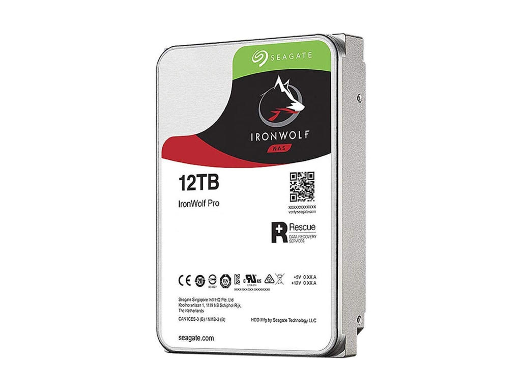 Seagate IronWolf Pro ST12000NEA008 harddisk 12 TB 7200 rpm 256 MB 3.5" Serial ATA III