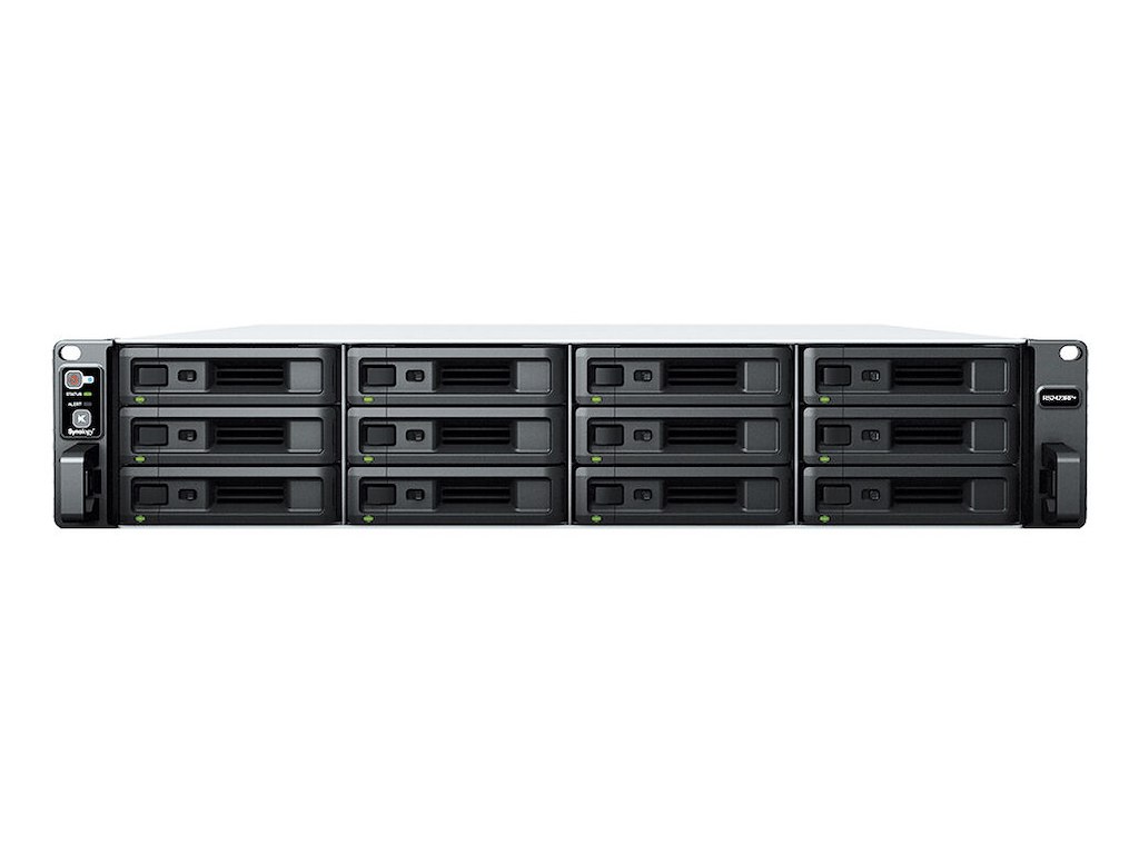 Synology RackStation RS2423RP+ NAS Stativ (2U) Ryzen Embedded V1780B 8 GB DDR4 40 TB HDD DiskStation Manager Sort