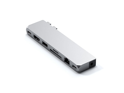 Satechi Pro Hub Max Docking USB 3.2 Gen 2 (3.1 Gen 2) Type-C Grå